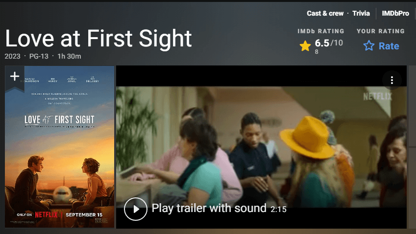 첫눈에 반할 통계적 확률 줄거리, 평점, 후기