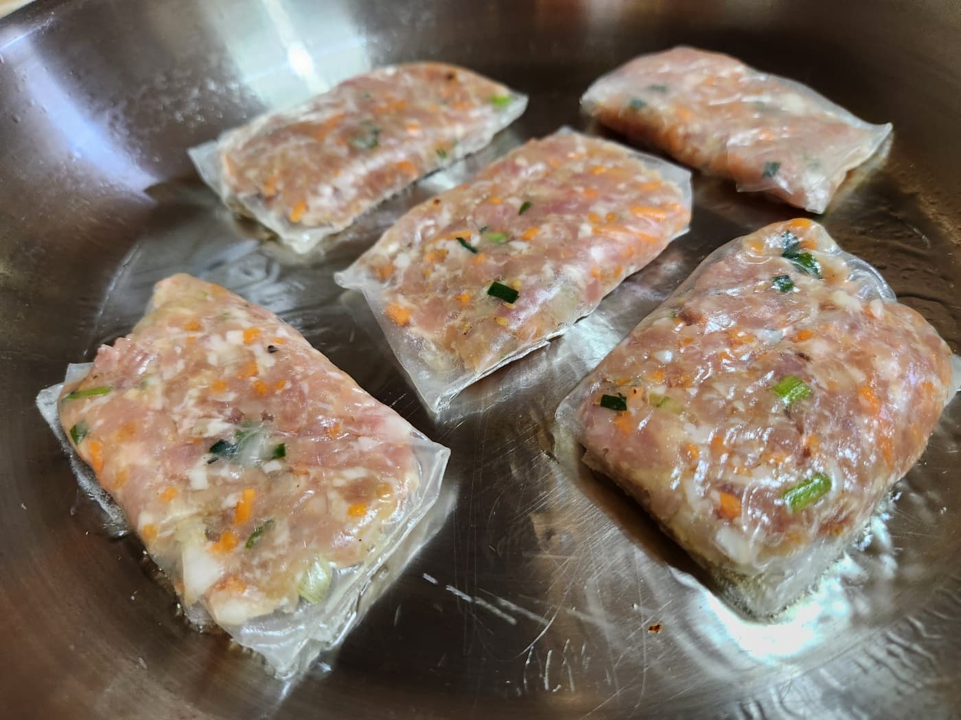 라이스페이퍼사각고기만두간단요리