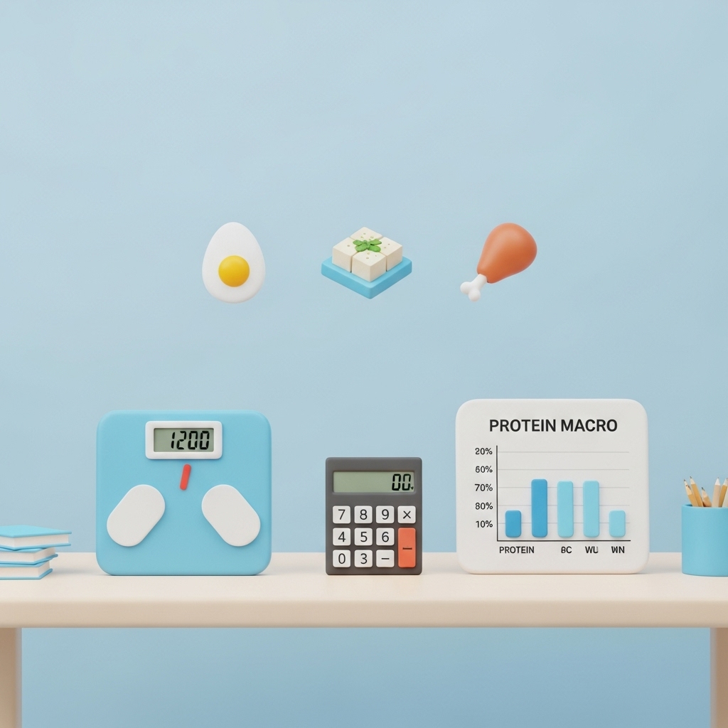 내 단백질 섭취량 계산