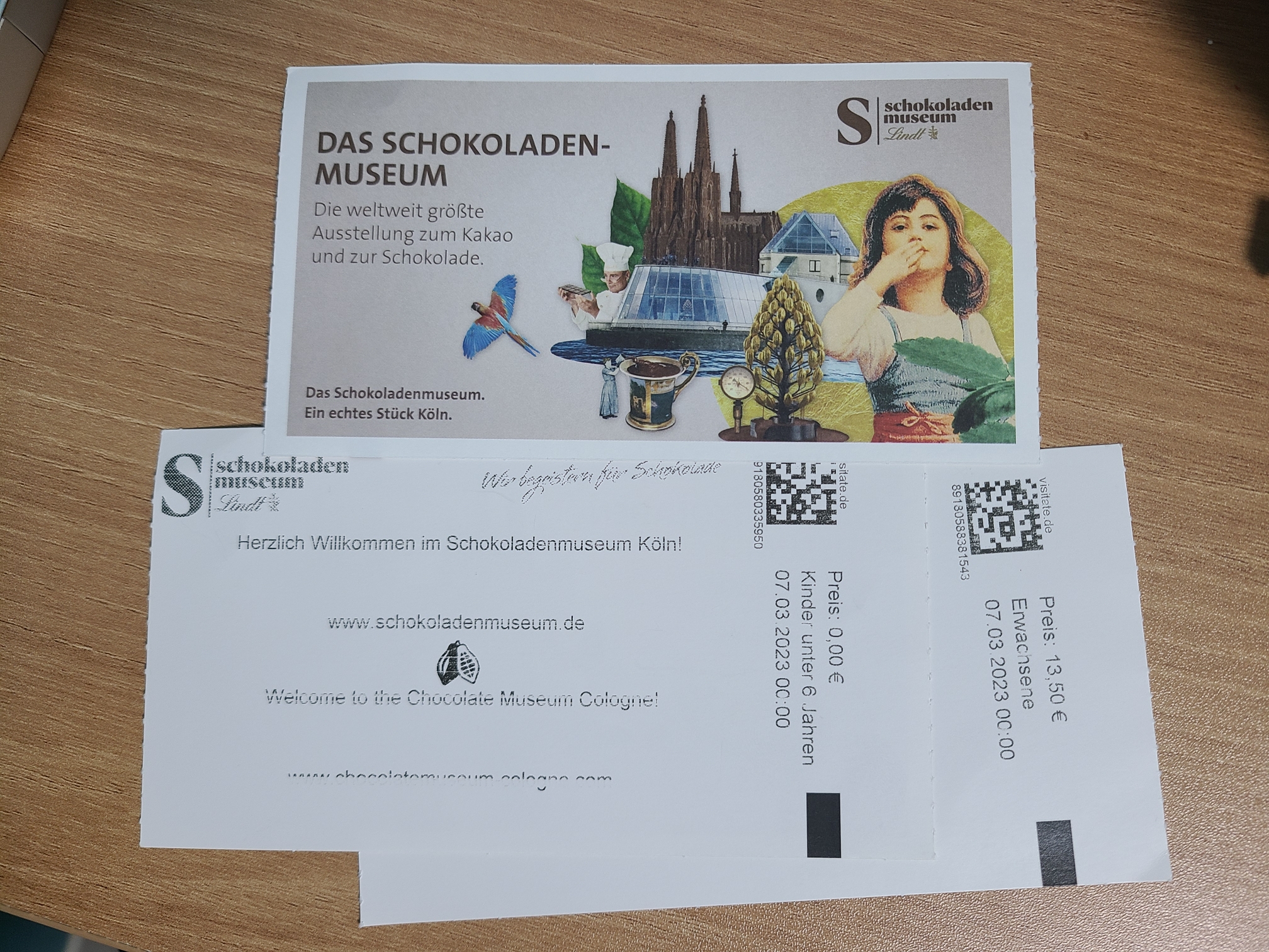 쾰른 임호프 초콜릿박물관 입장권