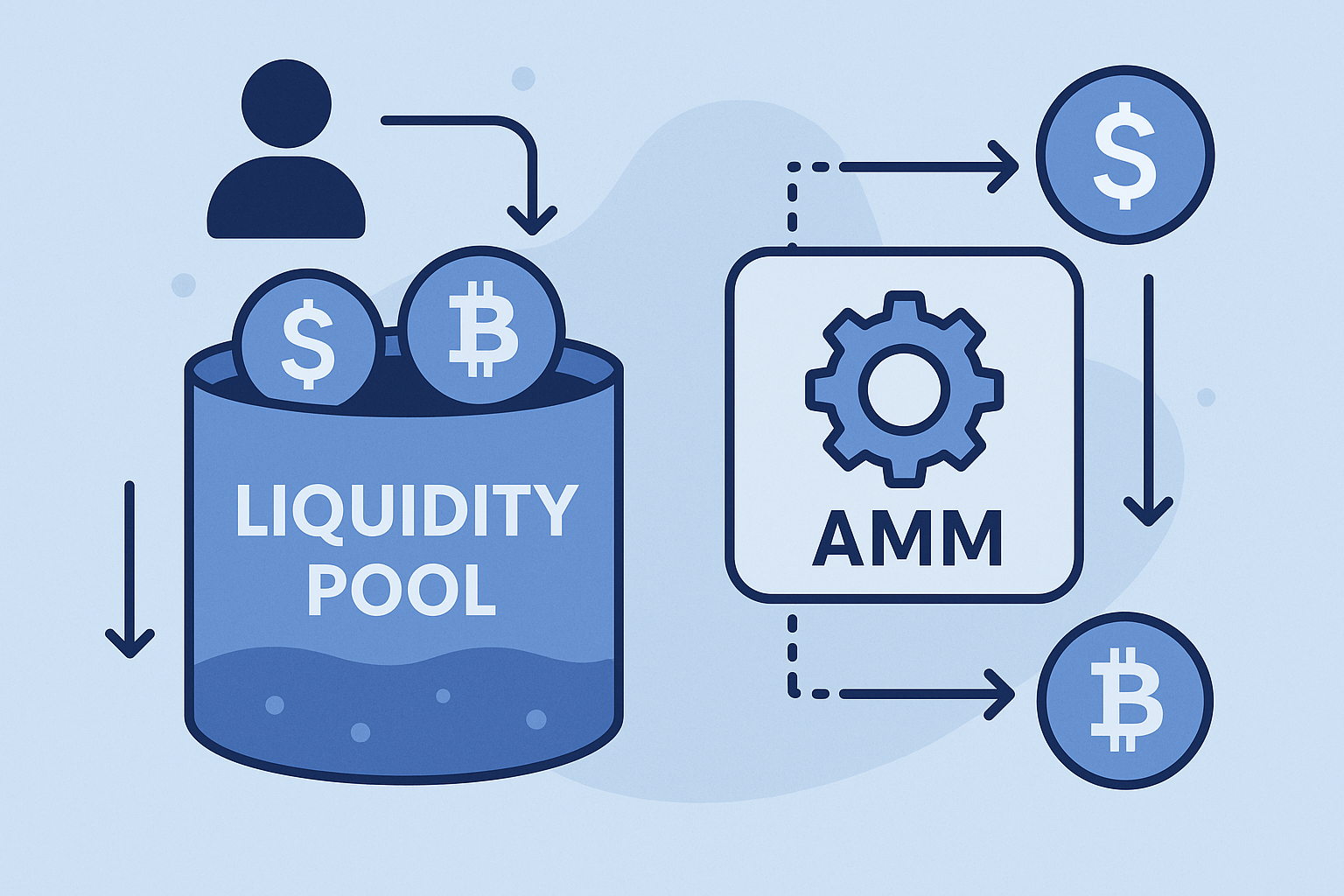유동성 풀과 자동화 마켓 메이커(AMM)