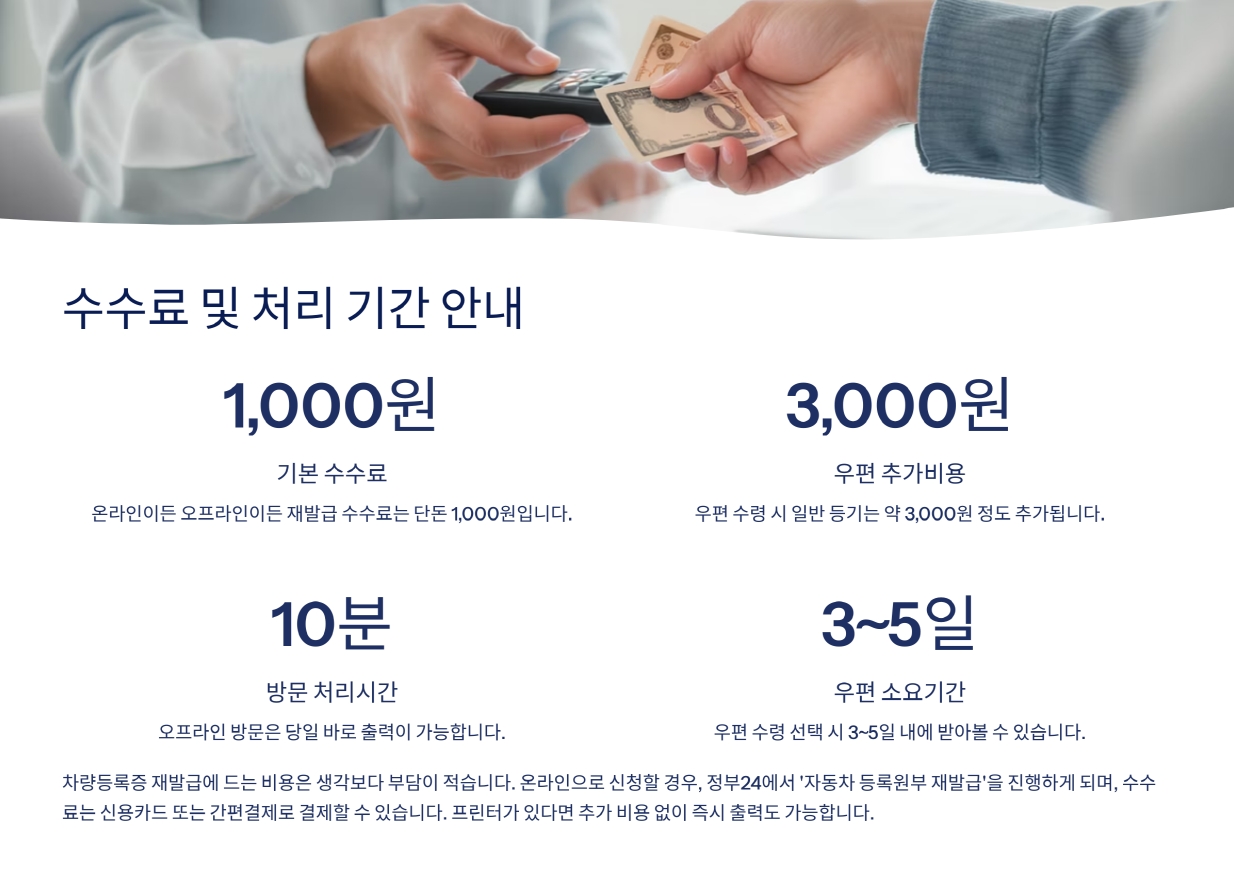 차량등록증 재발급 신청
