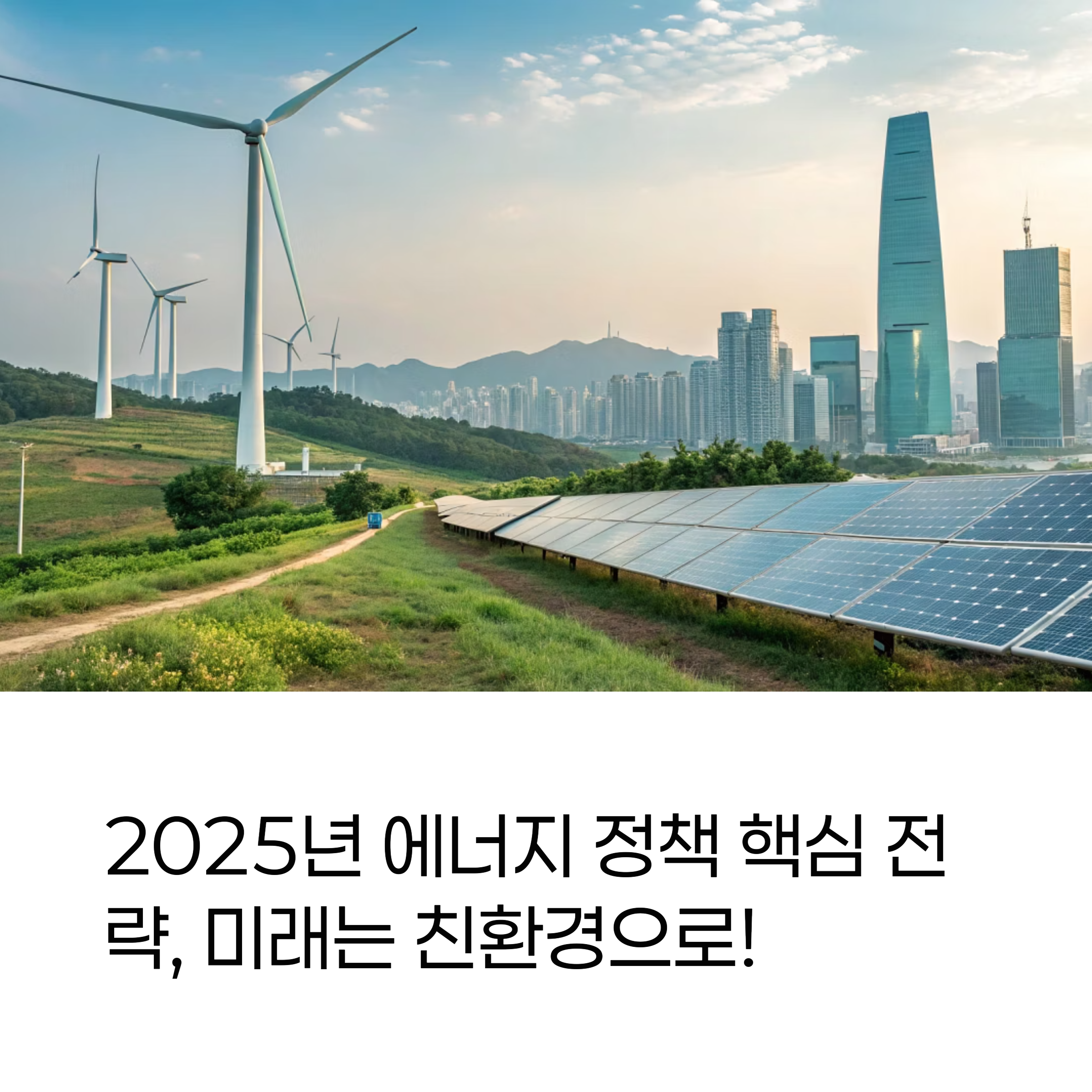 2025년 에너지 정책 핵심 키워드로 읽는 방향성과 전략