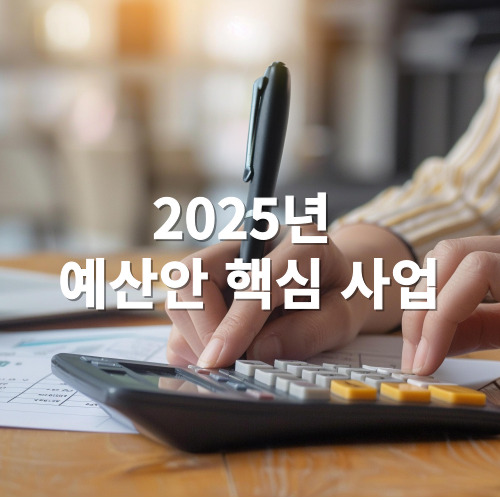 2025년 예산안 핵심 사업
