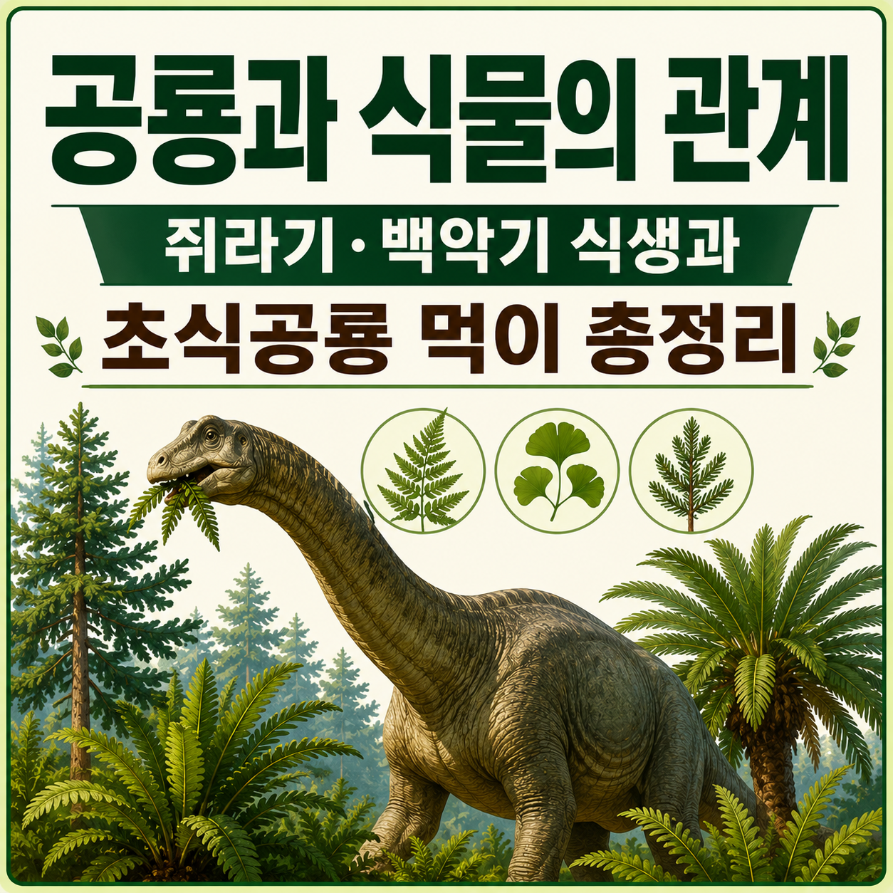 공룡과 식물의 관계