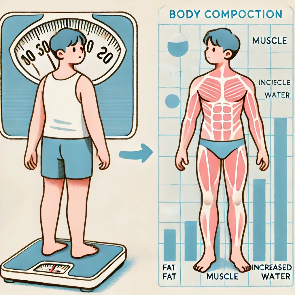 살은 빠진 것 같은데 몸무게는 그대로, 혹은 늘었다면 - 결론