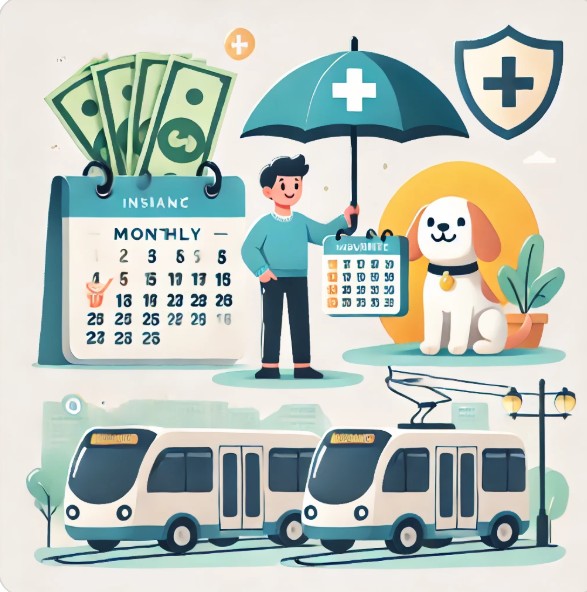 생활밀착형 보험 3가지 : 생활비, 반려동물, 대중교통