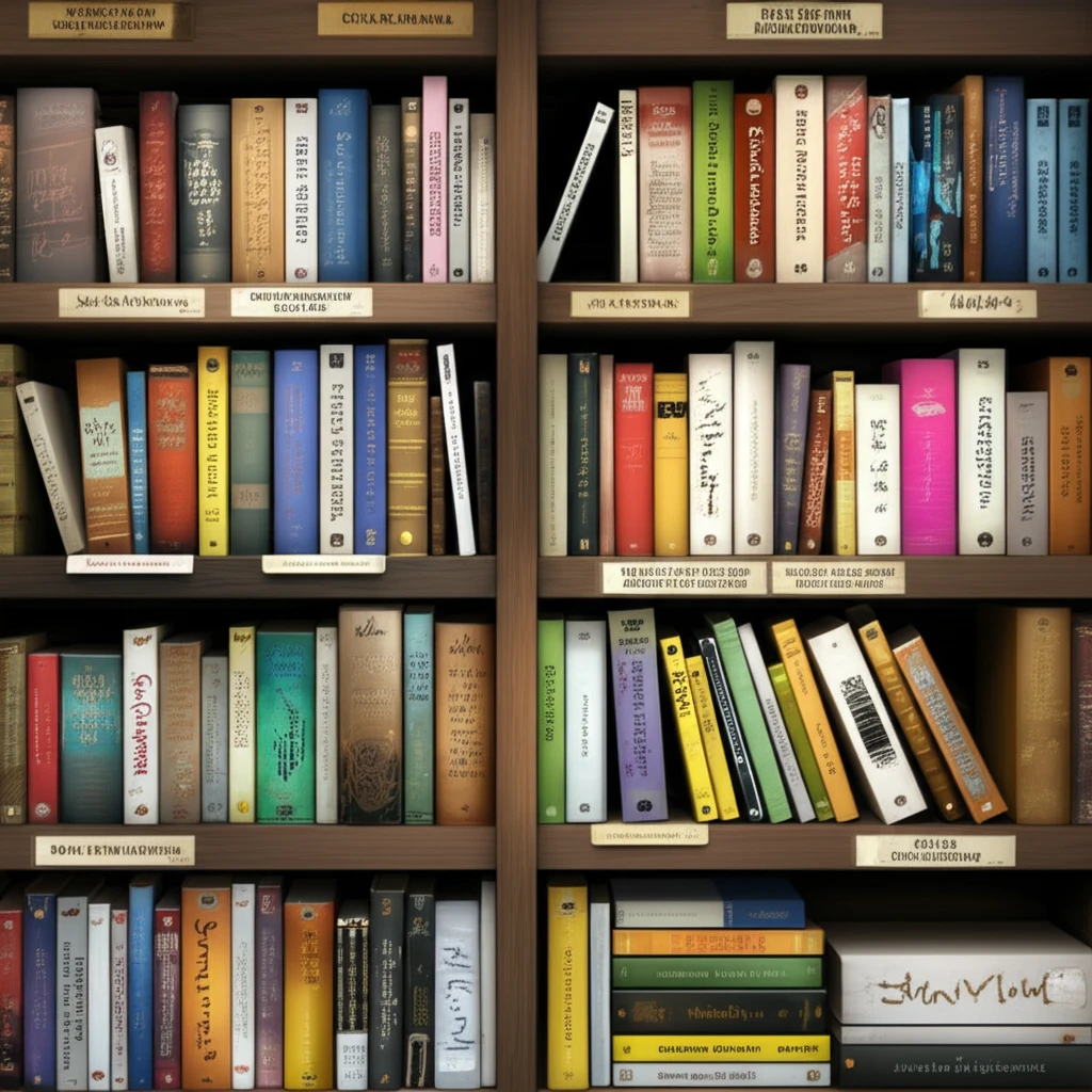 나만의 서점 만들기 장르별 책 분류 ..