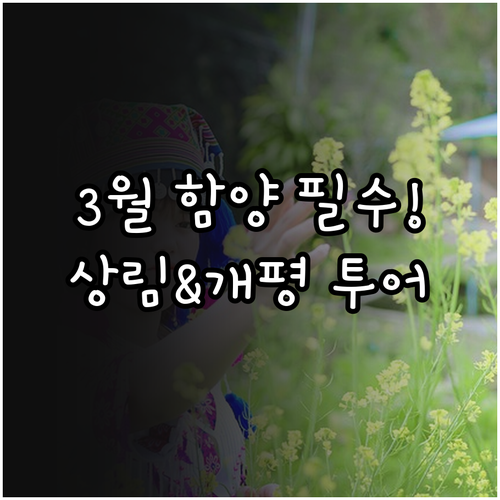 3월 함양 여행 필수 코스 상림공원과..