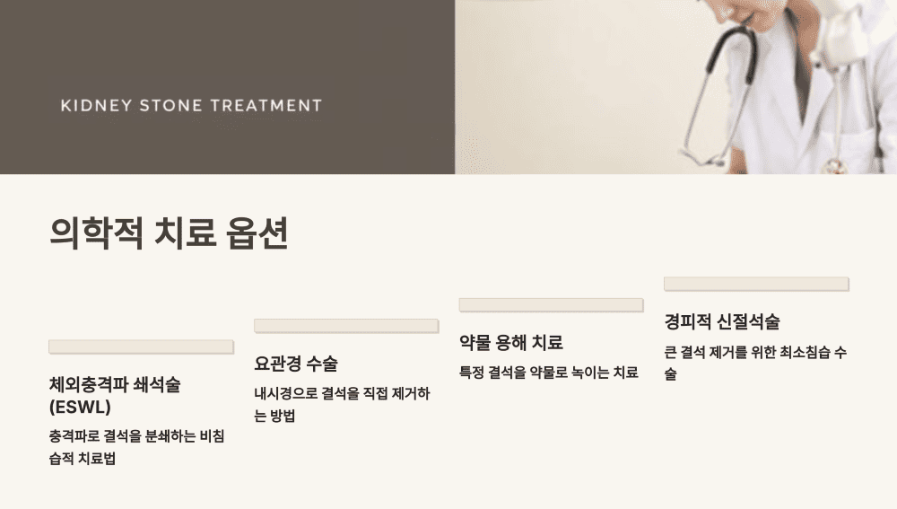 의학적 치료 옵션