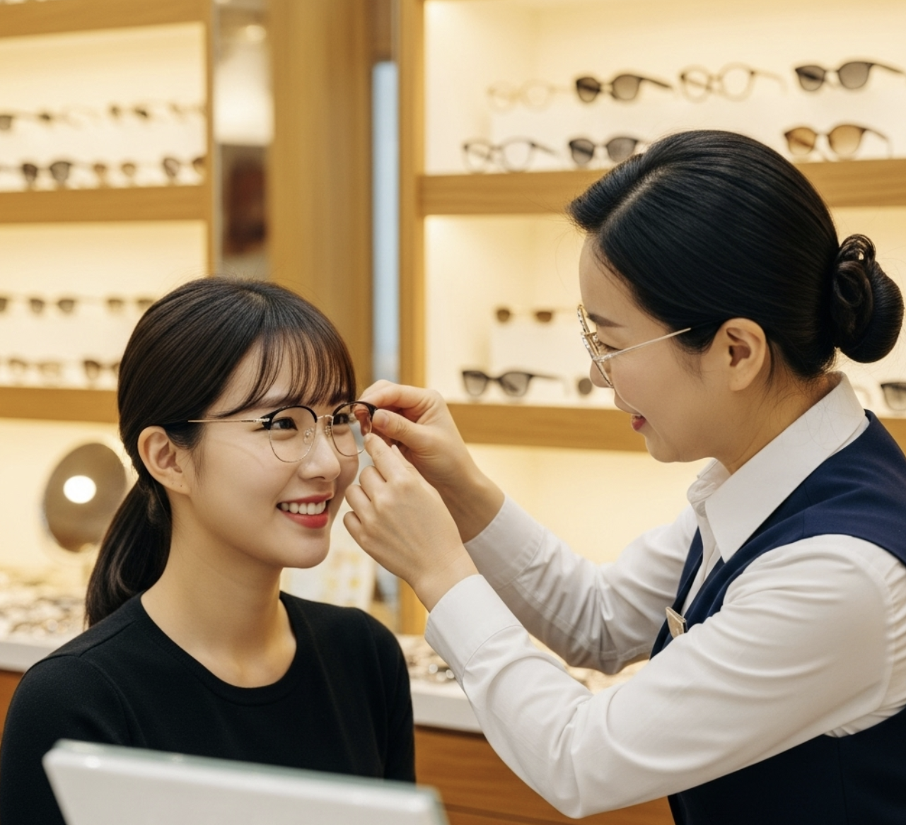 시력은 2.0까지 재는데 안경은 1.0으로 맞추는 이유