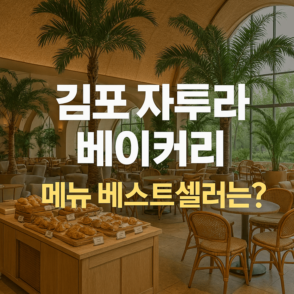 김포 자투라 베이커리 메뉴 베스트셀러는?