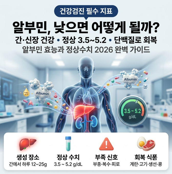 먹는 알부민 효능 및 알부민 수치 유지방법
