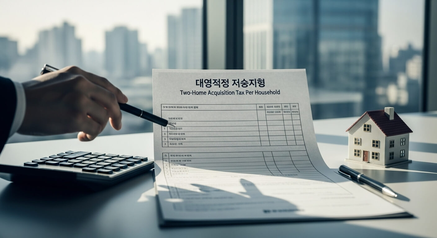 1가구 2주택 취득세율