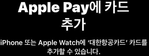 애플 페이 등록