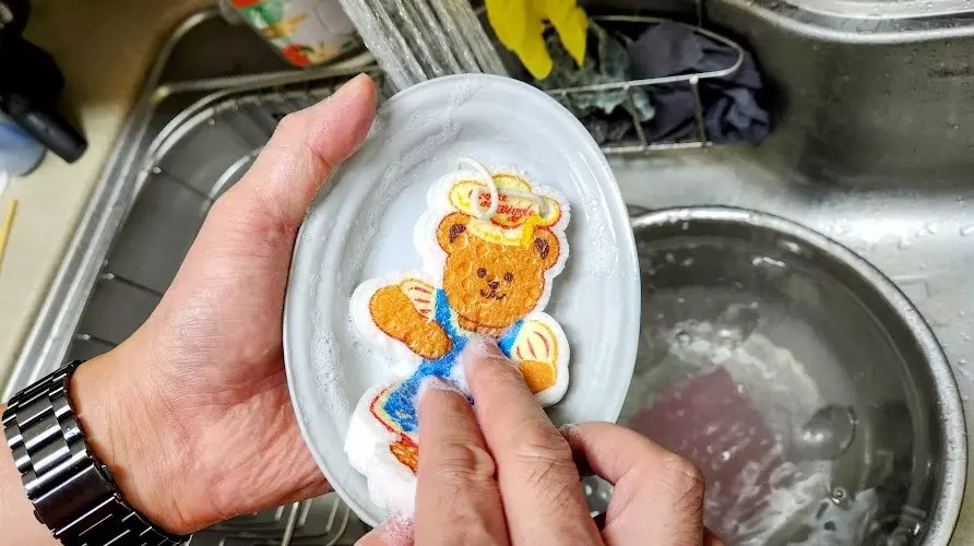 설겆이 하는 남편을 위한 선물 위글위글 수세미 사진 7
