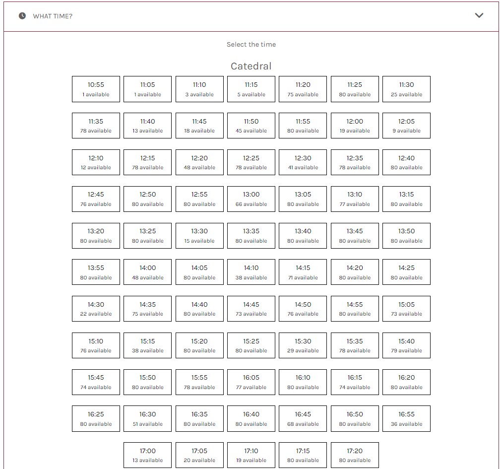 예매 2주 전 시간대