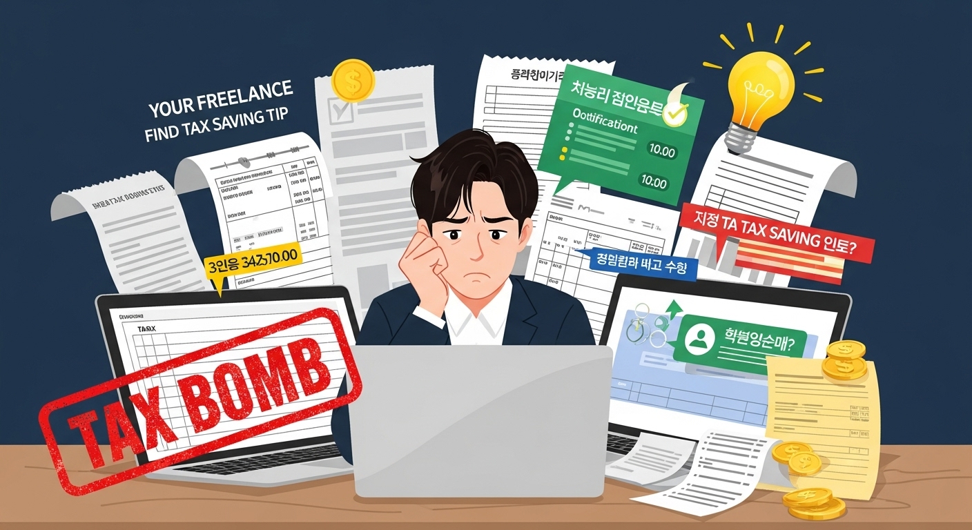 프리랜서세금, 종합소득세절세, 사업소득신고, 경비처리, 세액공제, 간편장부, 성실신고확인제, IRP공제, 연금저축세금, 프리랜서절세전략