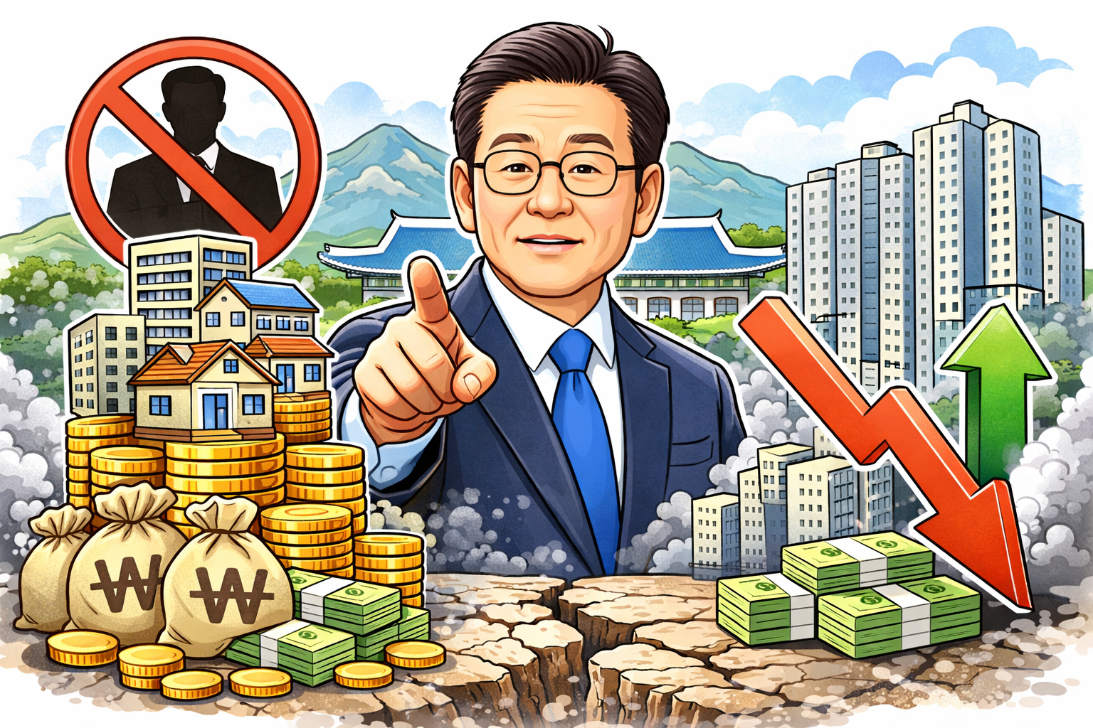 이재명 대통령 부동산 정책 핵심 총정리 : 다주택 공직자 배제, 집값 영향은? 관련 사진