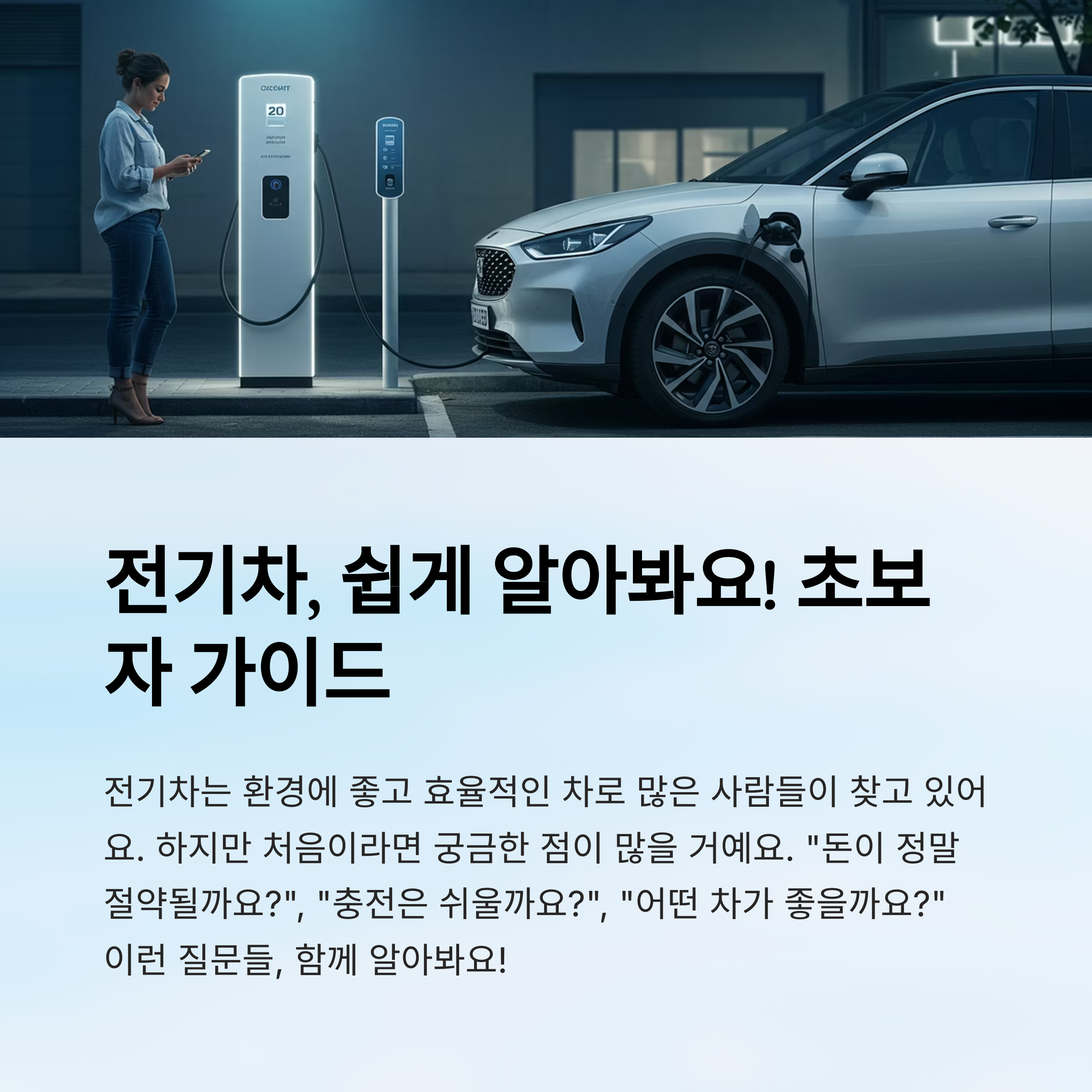 전기차 초보 탈출! 개념부터 구매팁까지 현실 가이드 (2025 최신)