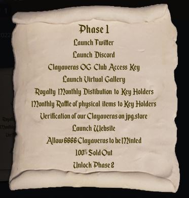 Clayaveras-로드맵