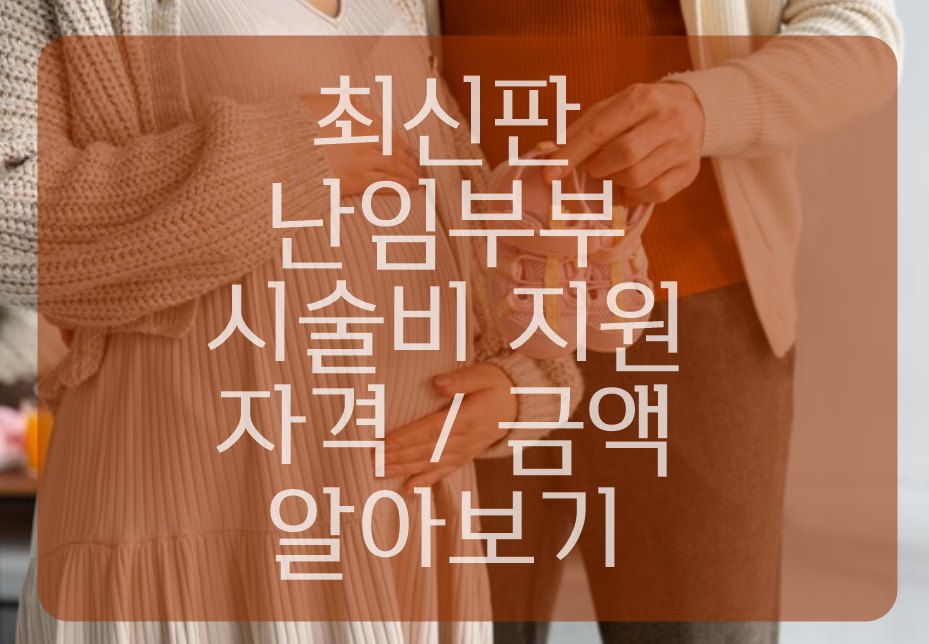 난임부부 시술비 지원 자격