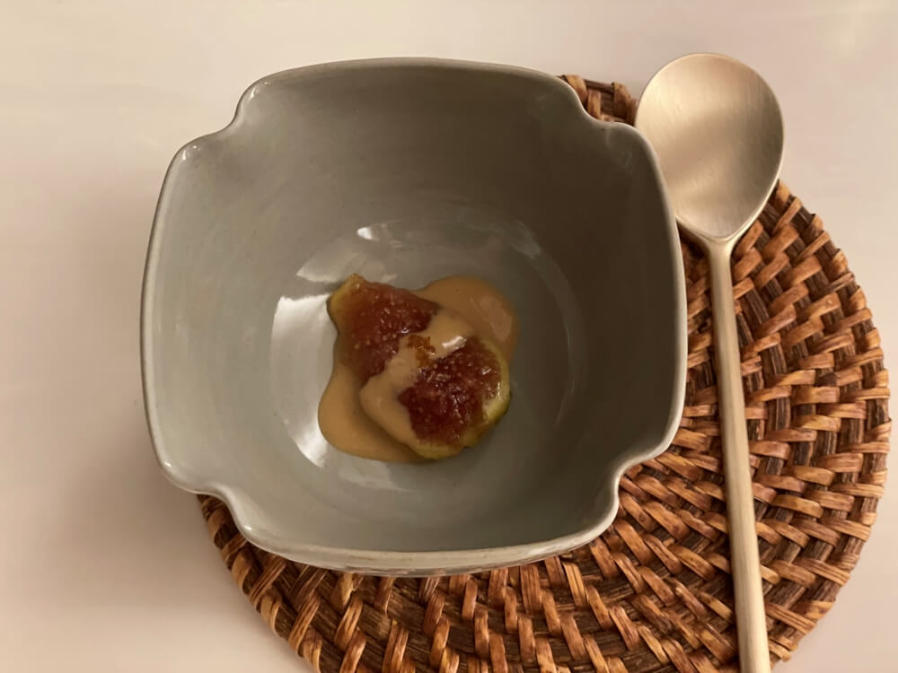 미쉐린 3스타 가온 - 아뮤즈 부쉬 무화과찜