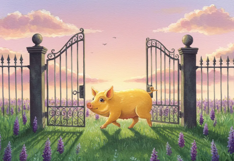 돼지를 도망치게 하는 꿈 해몽