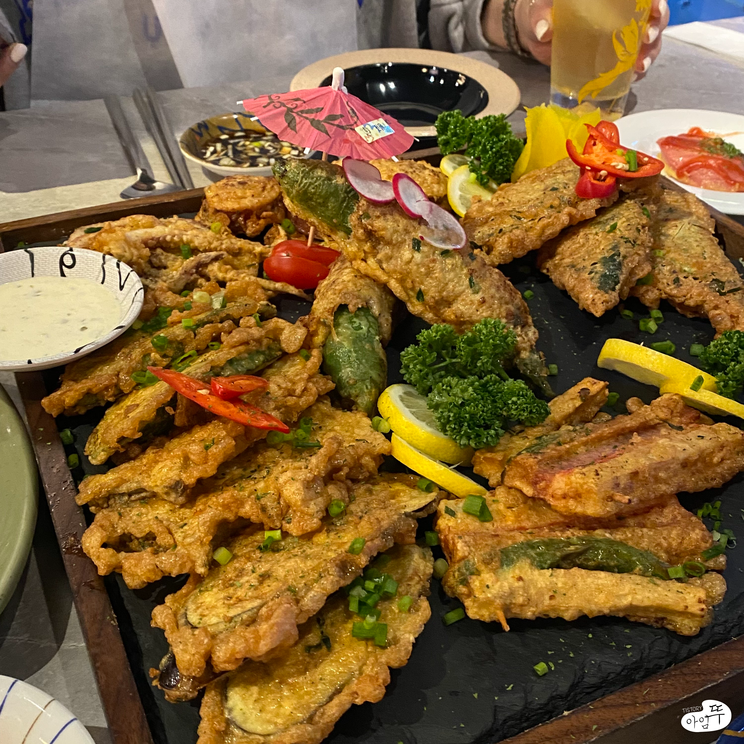 전율 모둠전