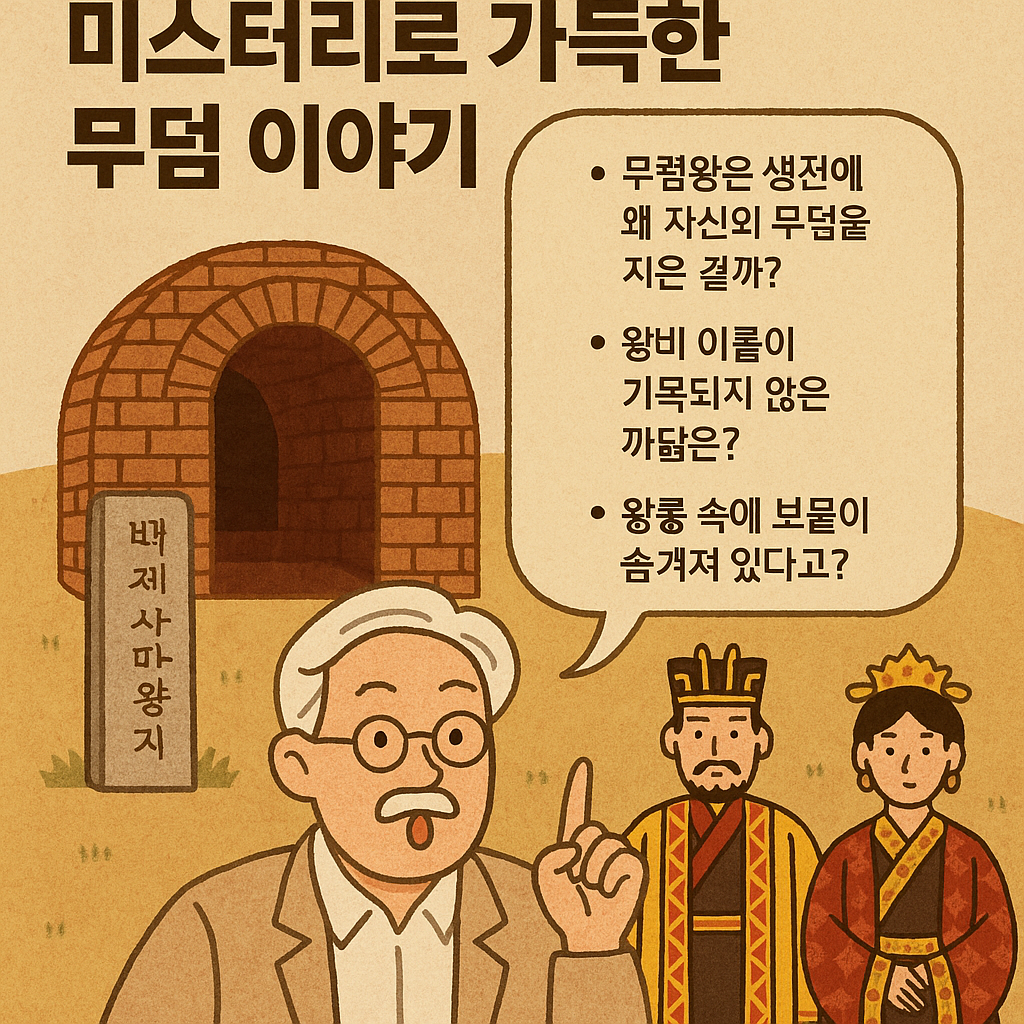 백제 무령왕릉, 미스터리로 가득한 무덤 이야기