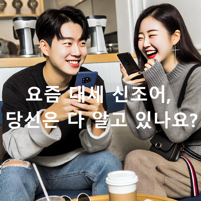 요즘 대세 신조어, 당신은 다 알고 있나요?