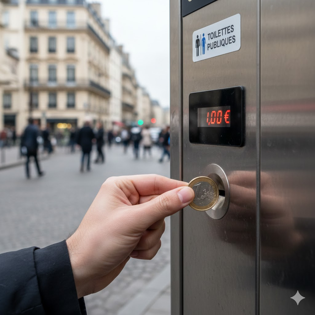 동전 넣는 손, 유료 문