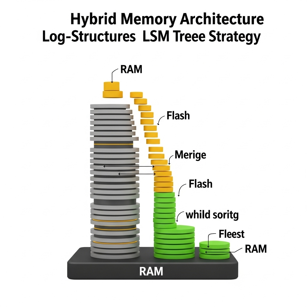 하이브리드 메모리 구조와 LSM 트리 전략