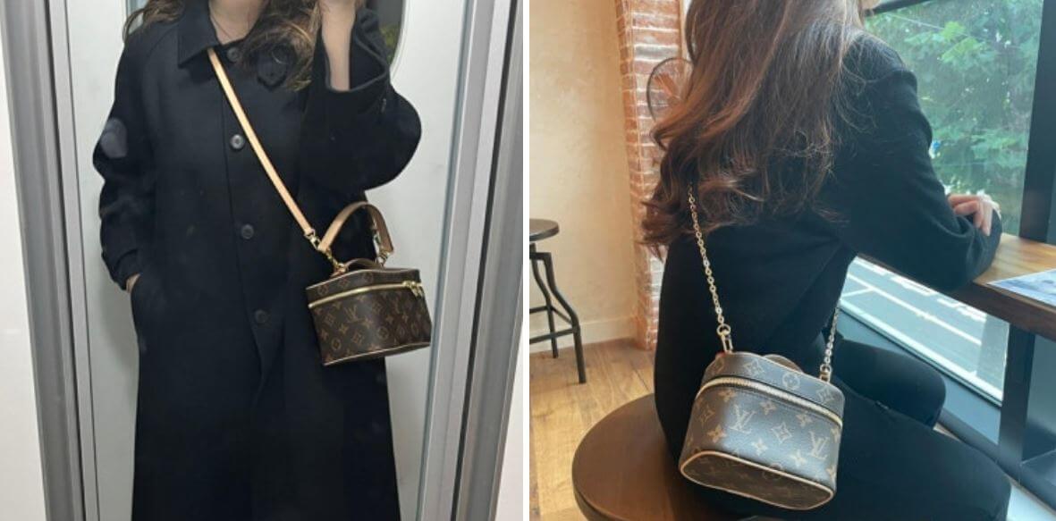 루이비통 니스미니 착용컷