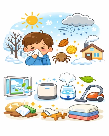 겨울철 알레르기 비염 증상과 관리 방법15