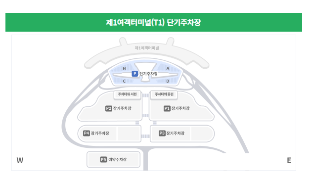 제1터미널 단기주차장 조감도