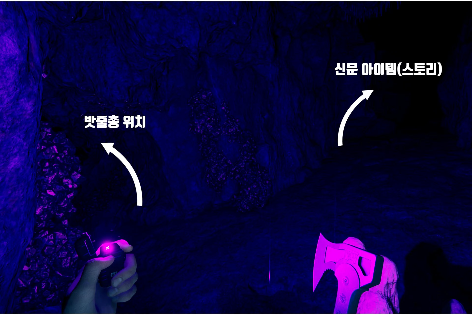 두 갈래 길 설명