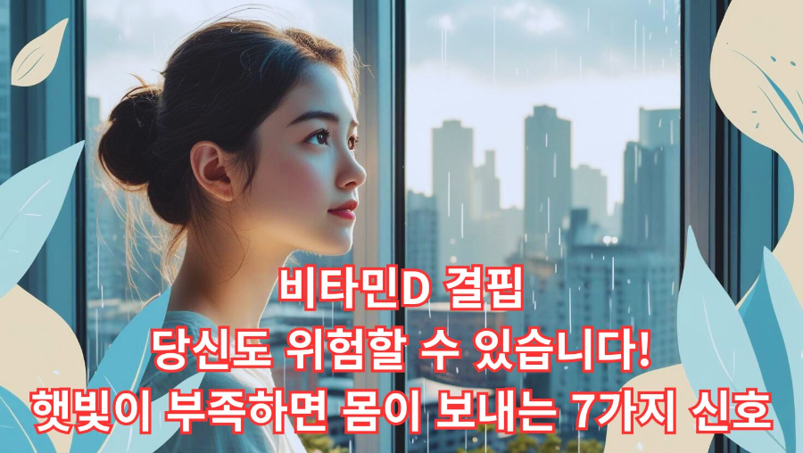 비타민D 부족하면 생기는 7가지 증상 / 햇빛과 뼈 건강의 비밀