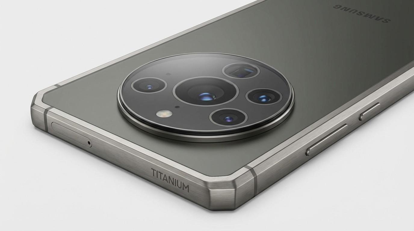 갤럭시 S26 울트라의 혁신적인 쿼드 카메라와 티타늄 프레임 디자인 상세 이미지