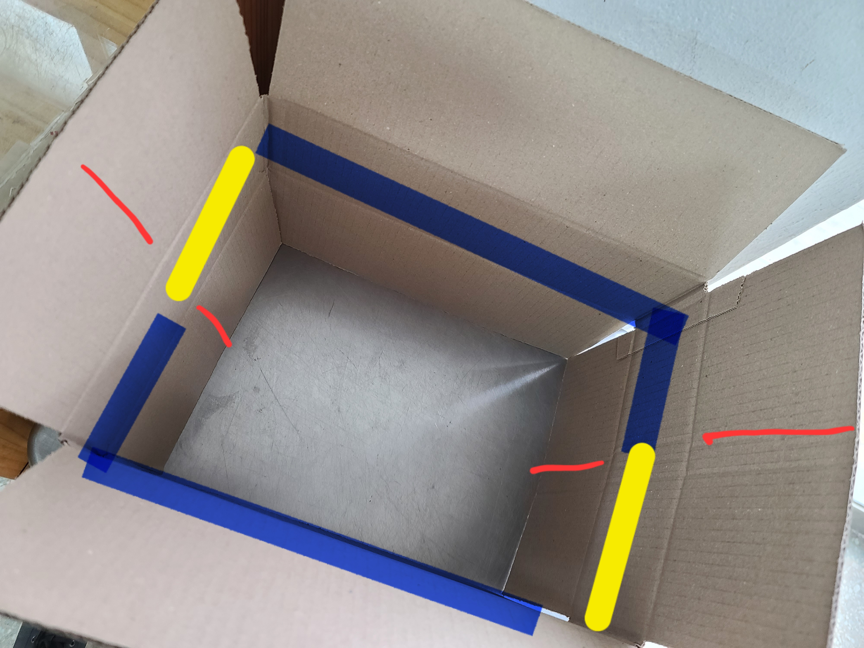 택배박스 길게 만드는 방법