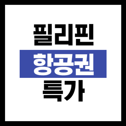 필리핀 보홀 항공권 특가