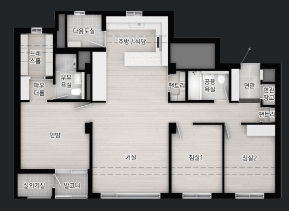 이문 아이파크자이 분양가 평면도