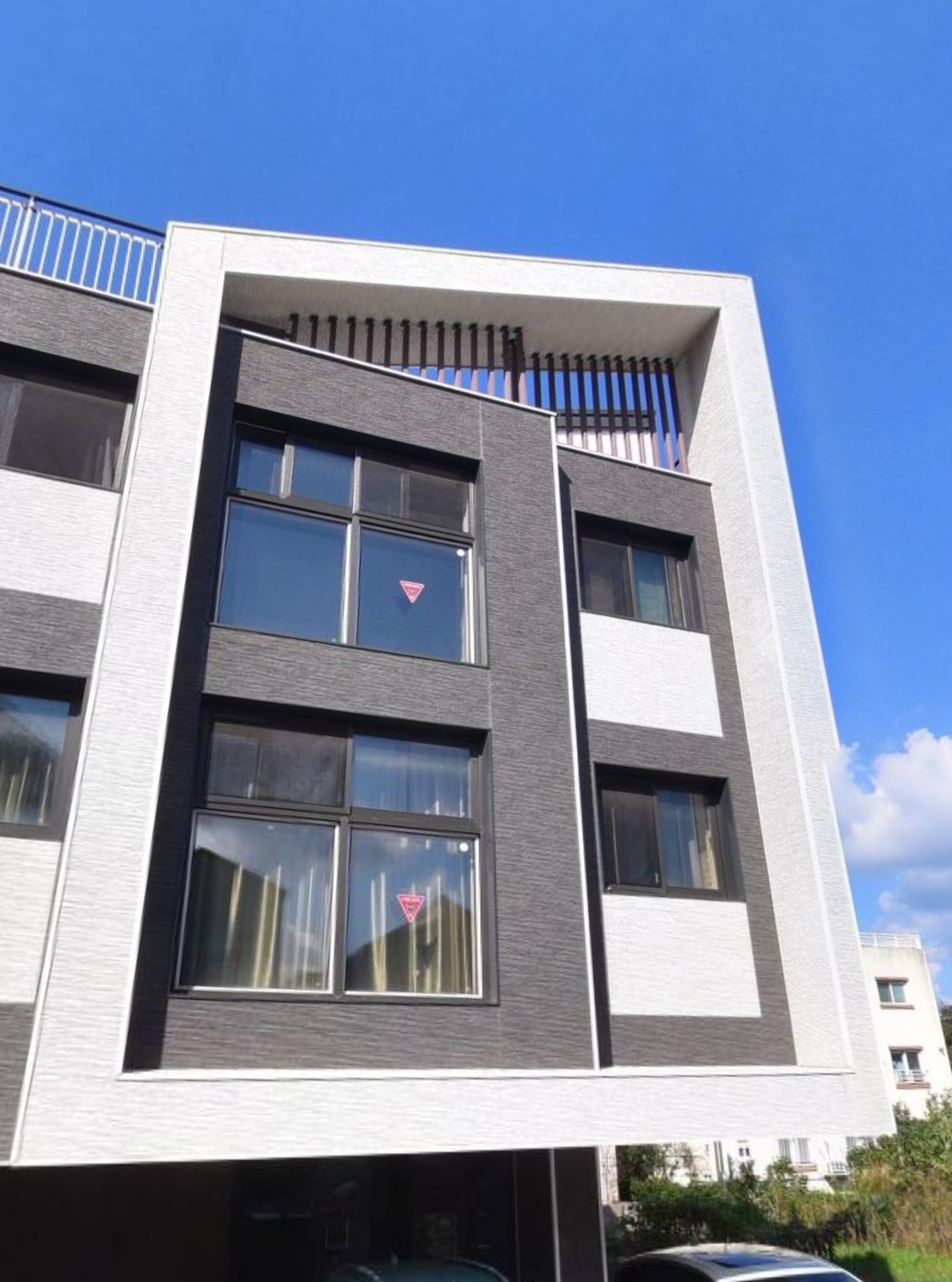 세라믹사이딩 두가지 패턴 시공 및 AL징크 후레싱