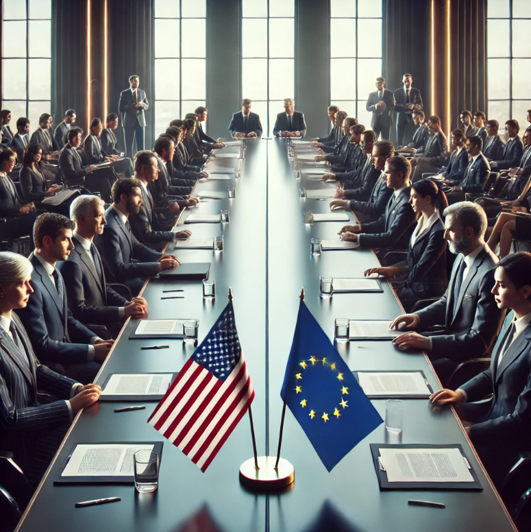 25년 4월 16일 미국 유럽 관세 협상