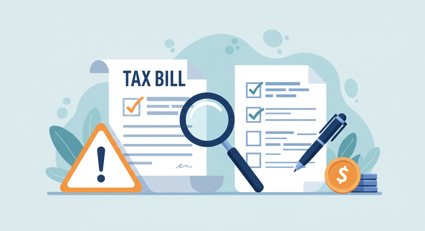 고지서 오류 확인 및 이의신청 절차