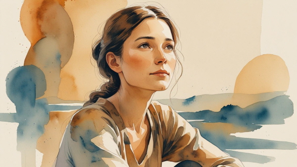 INFJ는 깊은 통찰력과 직관으로 세상을 바라보며, 내면의 가치와 의미를 중요하게 여깁니다에 관한 그림