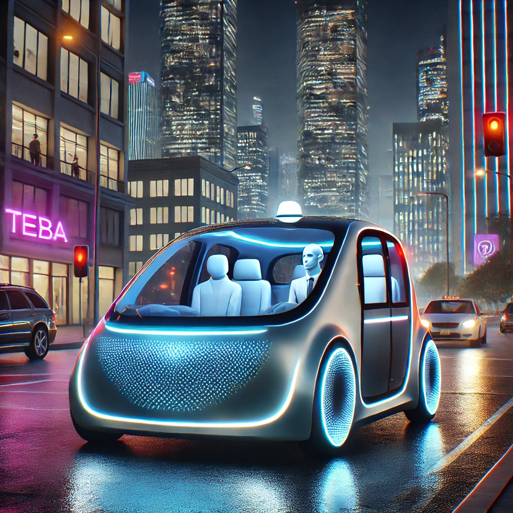 미래의 무인 자율주행 자동차