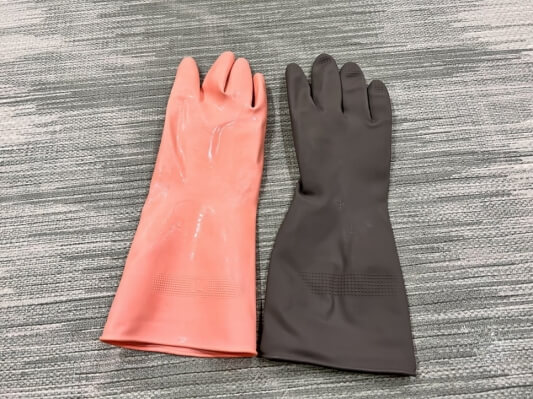 생활공작소와 3m 고무장갑 비교 사진