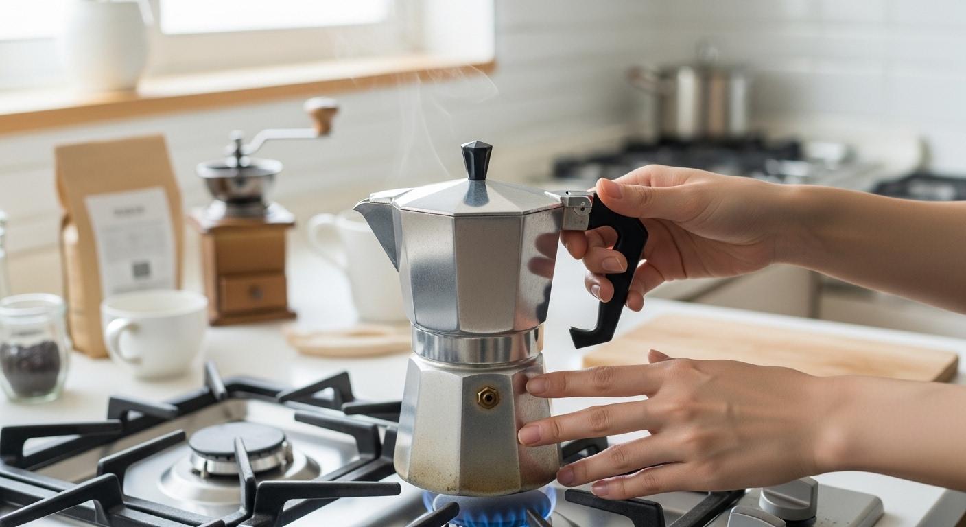 모카 포트 사용법