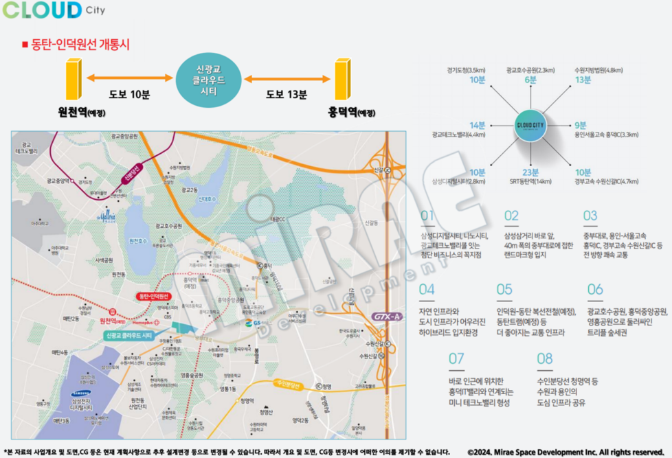 광교클라우드시티 교통
